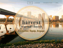 Tablet Screenshot of harvestrenewal.org